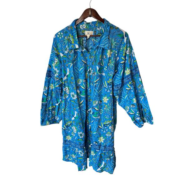 PRINTFRESH NWT Claudia Dress in Painters Garden Size 3X $198 MSRP Anthropologie - Picture 2 of 12